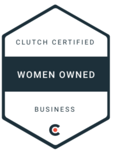 Clutch Certified Women Owned Business Shield