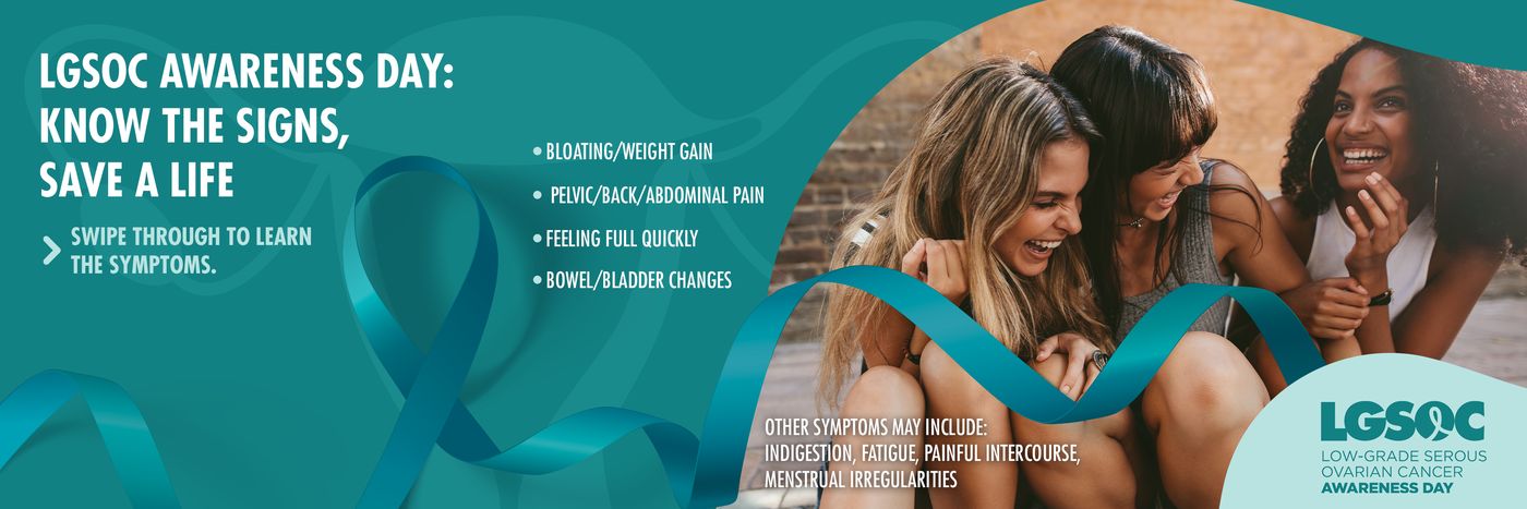 Low-grade serous ovarian cancer awareness carousel